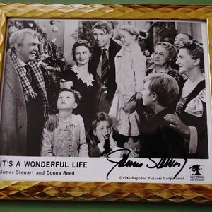 Special foto Authograf by James Steward sign.